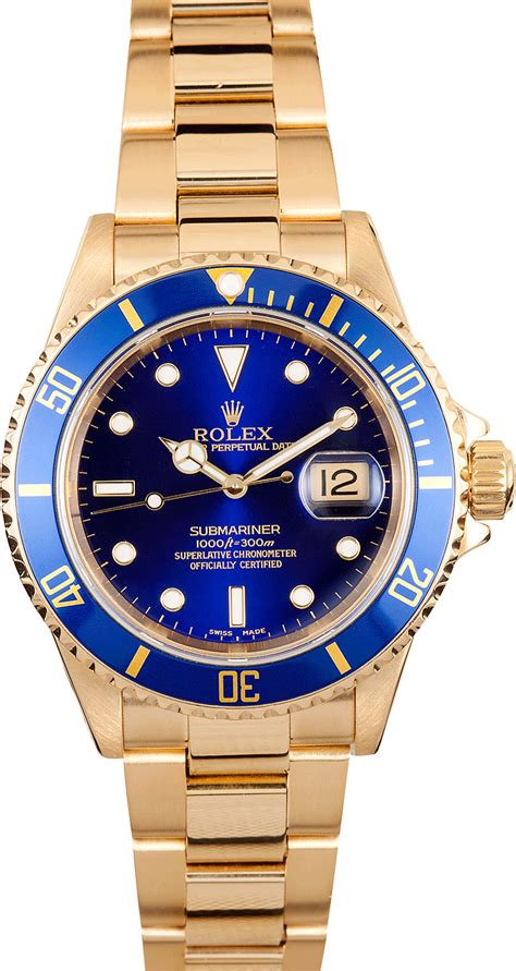 18 karat gold rolex submariner|18k gold rolex watch prices.